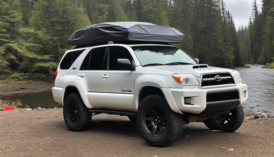 Explore the Adventure: 2006 Toyota 4Runner with 220K Miles and CVT Mt Hood Rooftop Tent for $14K!