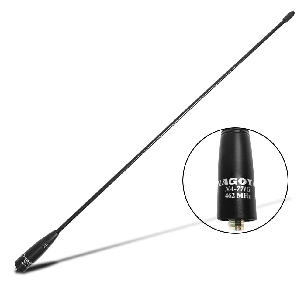 Authentic Genuine Nagoya NA-771G 15.3-Inch Whip GMRS (462MHz) Antenna SMA-Female for BTECH and BaoFeng Radios NA-771G GMRS SMA-F