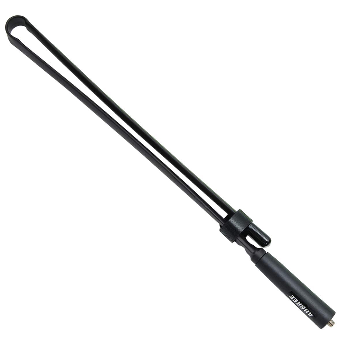 72CM/28.3 Inch Length ABBREE SMA-Female Dual Band 144/430Mhz Foldable CS Tactical Antenna for Baofeng UV-5R UV-82 BF-F8HP BF-888S Quansheng UV-K5 Ham Two Way Radio GMRS Radio