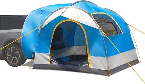 "Waterproof 5-Person SUV Tent with 2 Doors - Family Camping Tent, 8FT x 8FT"