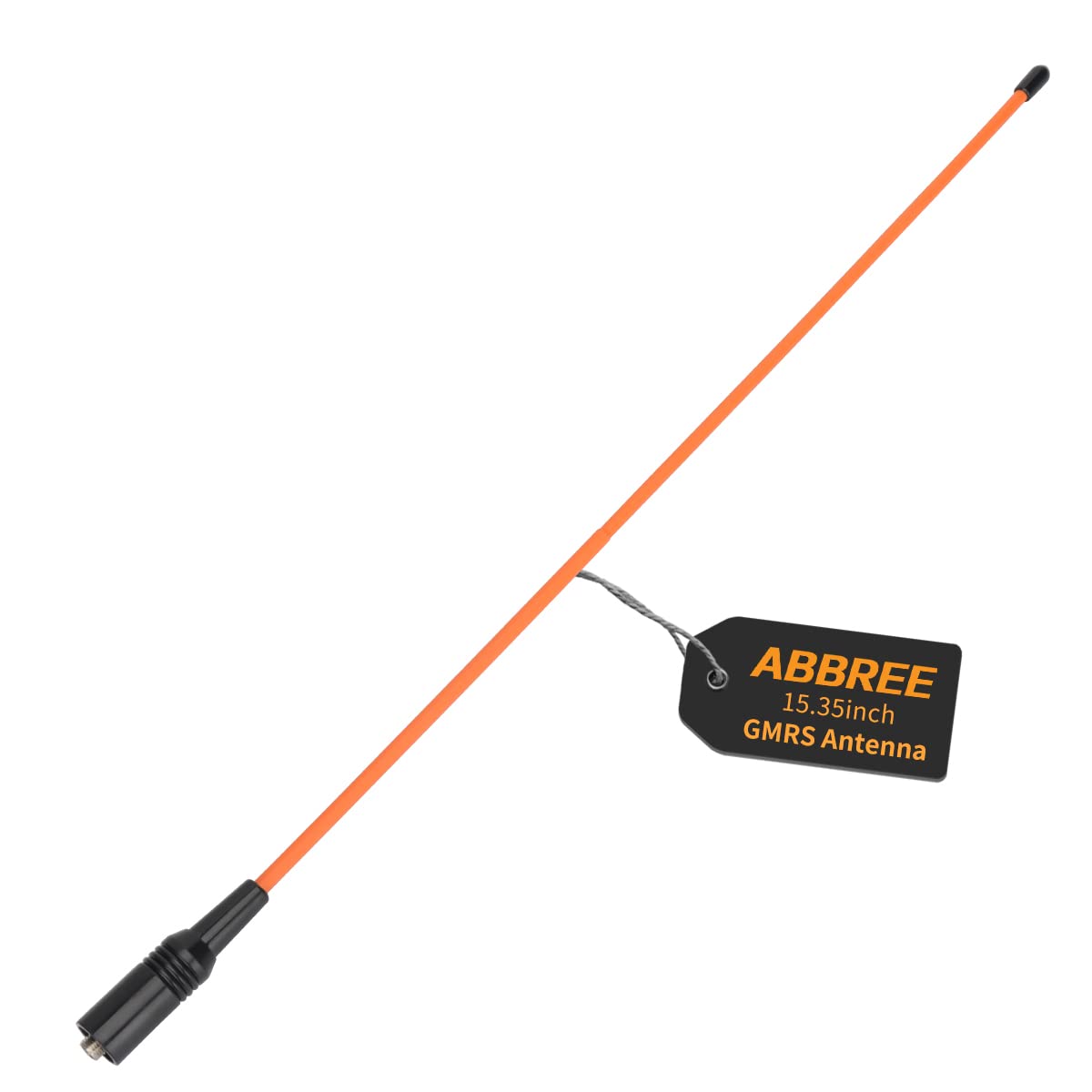 ABBREE AR-771C GMRS (155/462MHz) Antenna 15.3inch Whip Antenna SMA-Female for Baofeng UV-5R GMRS GM-15Pro GM-5RH UV-5G Plus TD-H3 UV-9G Radioddity TD-H5 GMRS Radios