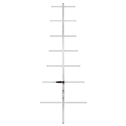 TWAYRDIO 7 elements UHF Yagi Antenna,11dBi 70cm 400-470Mhz Outdoor Directional Yagi Base Antenna for GMRS Amateur Radio, Satellite Work