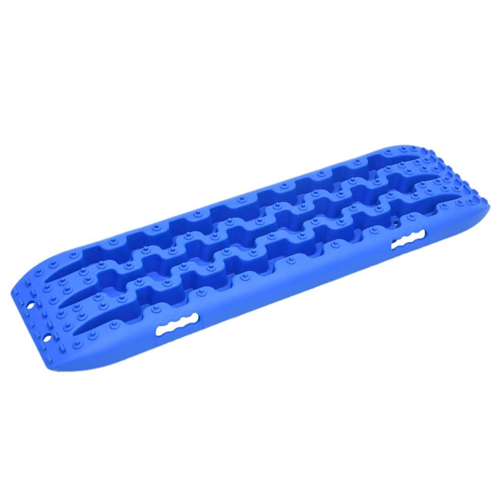 vidaXL 10-Tonne Traction Boards - Blue Reinforced Nylon Recovery Tracks