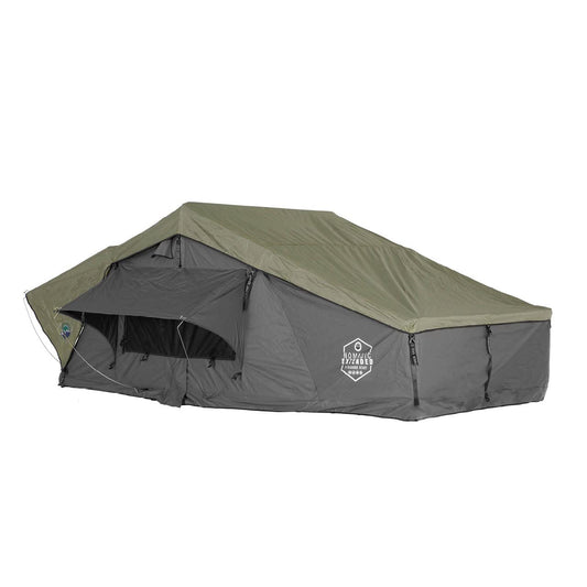 Overland Vehicle Systems Nomadic 3 Extended Rooftop Tent - Dark Gray & Green