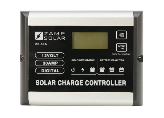 Zamp Solar 30-Amp Solar Charge Controller, Monitor, Regulate and Protect your Batteries