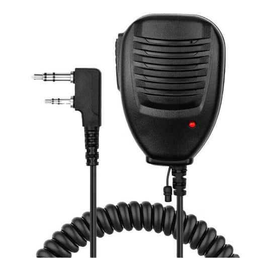 Two Way Radio Rainproof Handheld Speaker Mic Microphone, Remote Shoulder Mic for GMRS Radio FRS Radio UV-K5,UV-K5(8),UV-K5(99),UV-K6,UV-5R,BF-F8HP,UV-5RX3,UV-5X,BF-888S,UV5RH Protable Radio