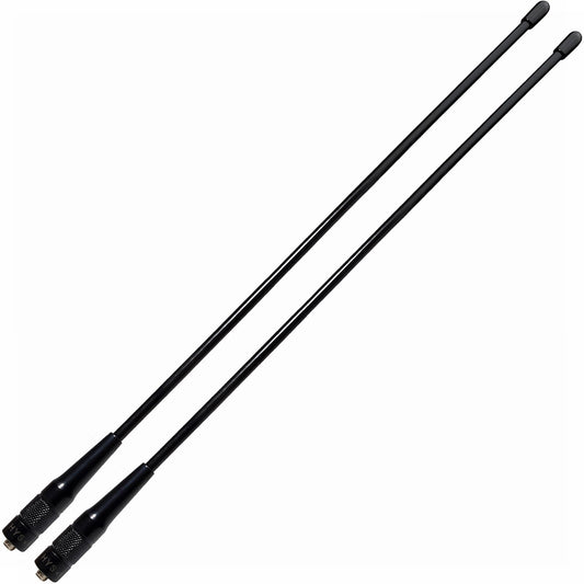 HYS 462-467Mhz GMRS SMA Female HT Antenna for 460-470Mhz UHF Handheld Amateur Radio (Pack of 2pcs) Black 2PCS(462-467Mhz)