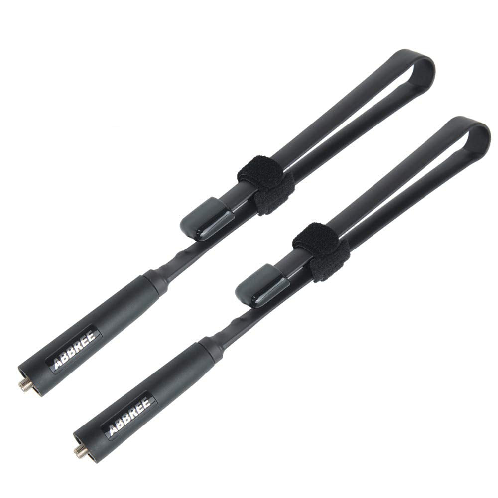 2 Pack 18.8-Inch Length SMA-Female Dual Band 144/430Mhz Foldable CS Tactical Antenna for GMRS Radio Baofeng UV-5R BF-F8HP 5RM UV-17R UV-5G Plus GM-5RH K5PLUS AR-152 BF-888S GM-15PRO UV-S9 Plus