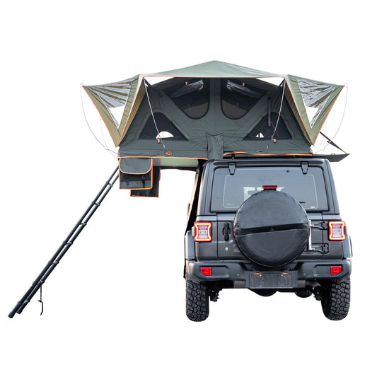 SPOFLYINN Rooftop Tent - Aluminum Alloy SUV Camping Tent with Ventilation