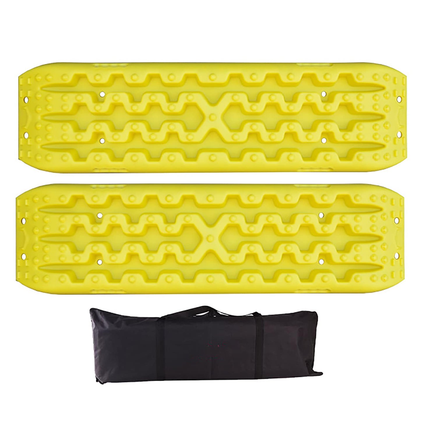 GaRcan Off-Road Traction Boards 2Pcs - Vehicle Recovery Mats for Mud, Snow, Ice