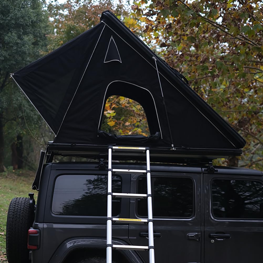 KK-GAL All Black Rooftop Tent for SUV, Weatherproof Popup Tent for 3