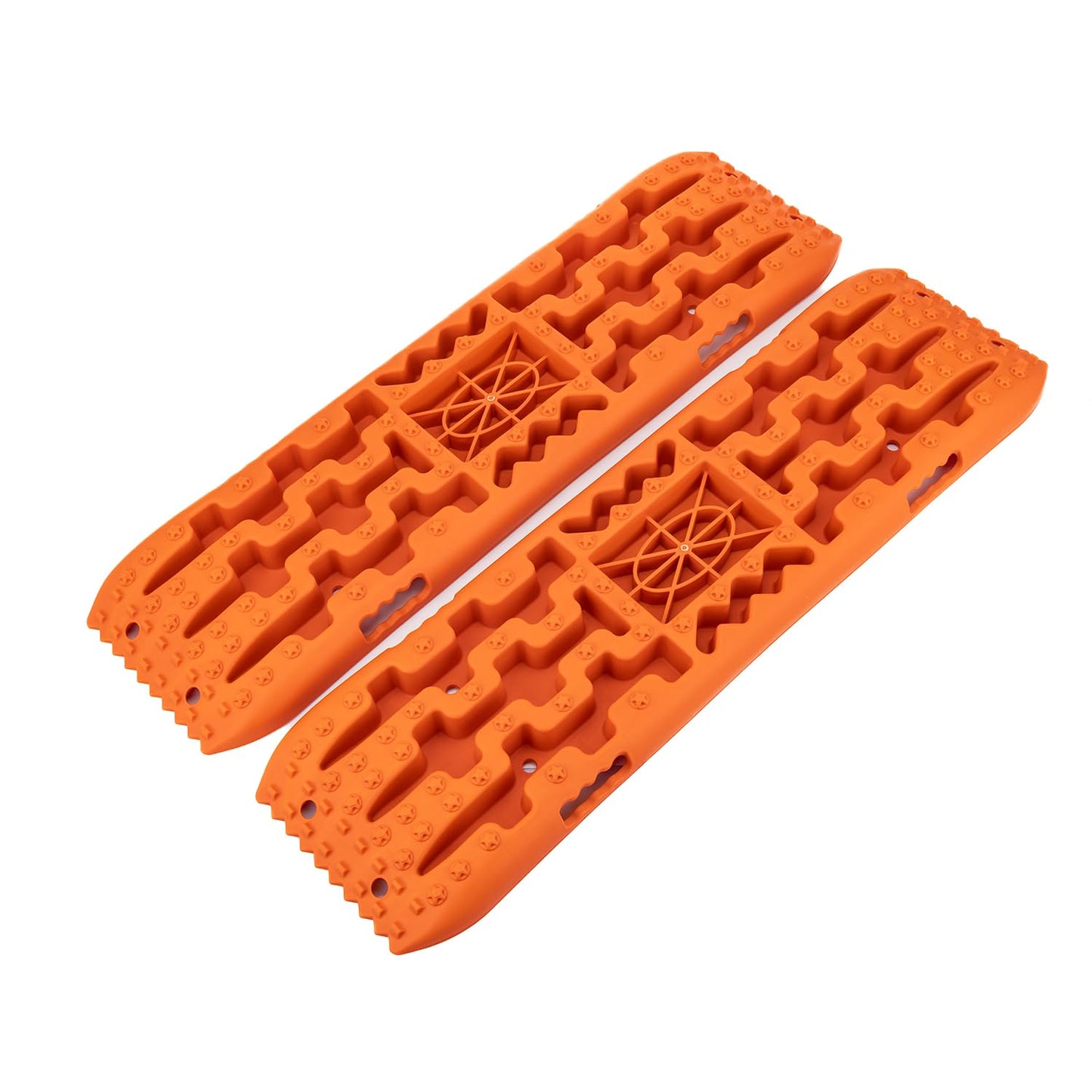 RKV86 Off-Road Traction Boards, Bendable Recovery Track Pads, Anti-Slip Orange