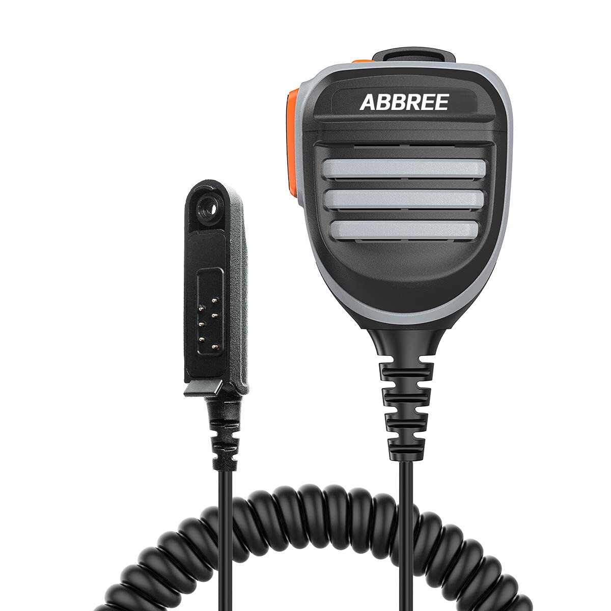 ABBREE Speaker Microphone Handheld Remote Shoulder Mic Rainproof for Baofeng UV-9R Plus UV-9RPRO GMRS-9R UV-9G UV-XR GT-3WP BF-A58 BF-9700 R760 Ham Waterproof Two Way Radio