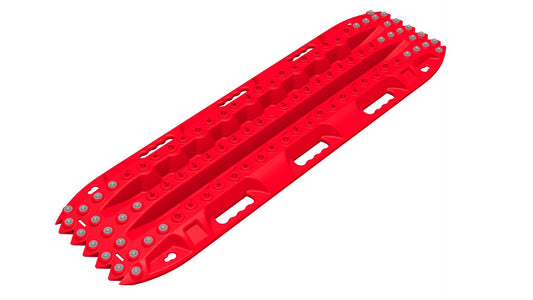 ActionTrax Self Recovery Track System - Red - 1 Pair for Snow, Sand, Mud