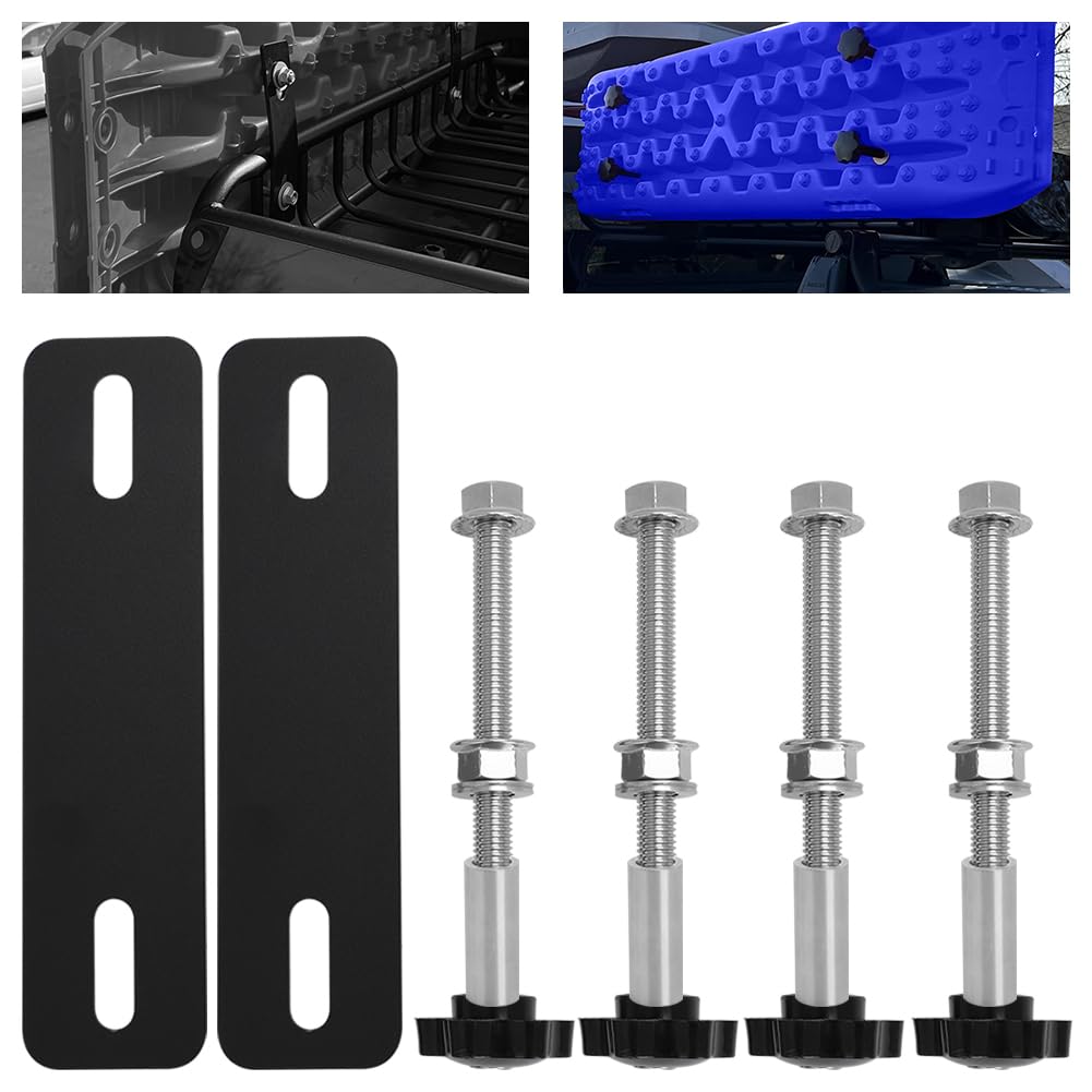 AUTOVIC Anti-Rust Traction Board Mount Pins Kit for 4.72"-6.69" Spacing