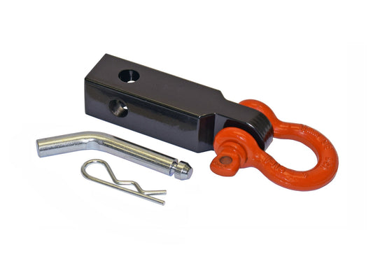 Enhanced Tow Strap Shackle Mount (TSM-125-D) for 1-1/4" Receivers - Made in U.S.A.