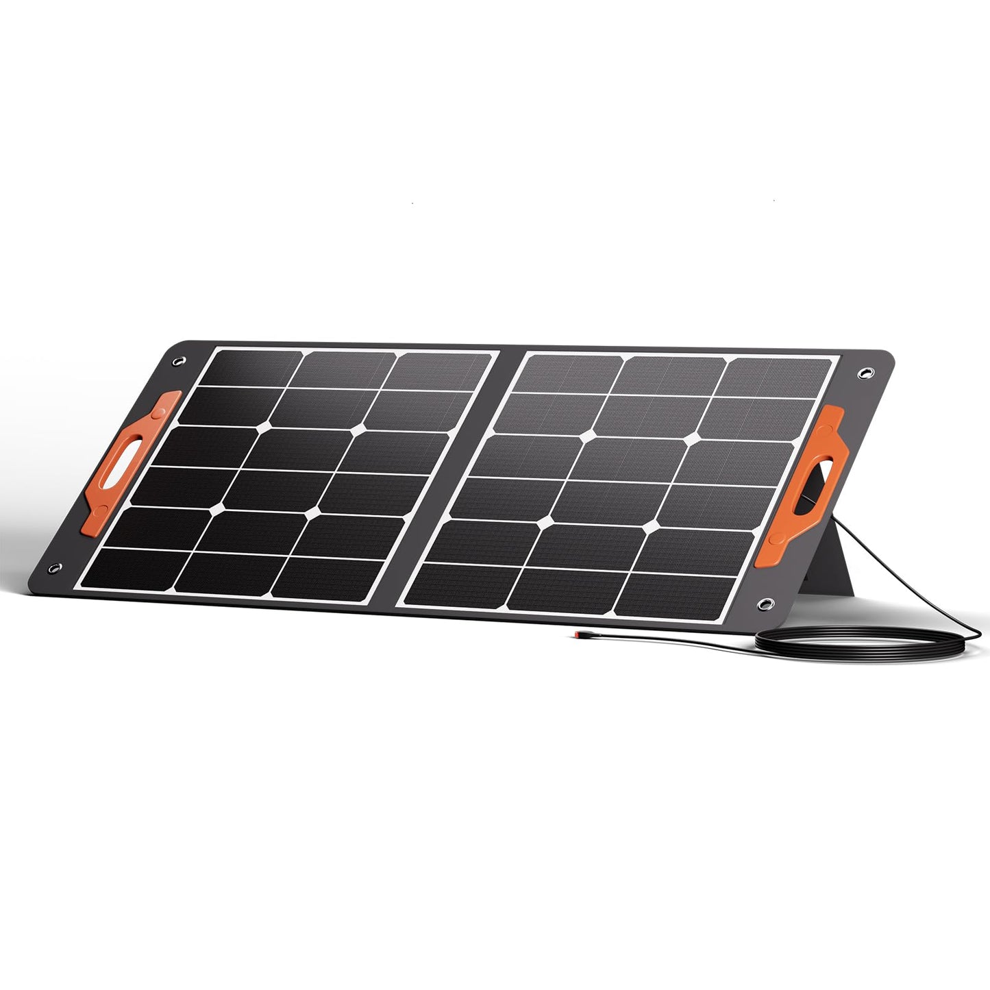 AIVOLT 100W Solar Panel for Portable Power Station Generator, 23.5% Efficiency, with 18W USB Outputs for Phones/Tablets, Foldable Solar Cell Solar Charger for Outdoor Camping RV Trip