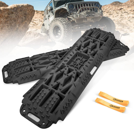 BUNKER INDUST Offroad Traction Boards with Jack Base for 4X4 SUV ATV UTV