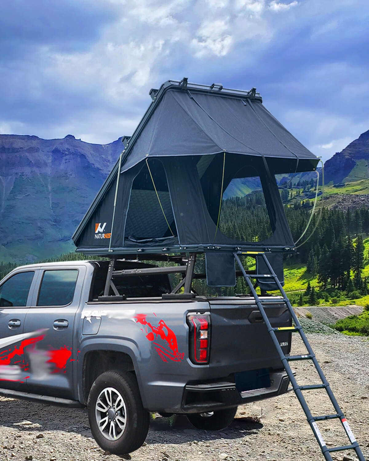 KOOZONEGM Naturnest Hardshell Rooftop Tent for SUVs & Camping Overland