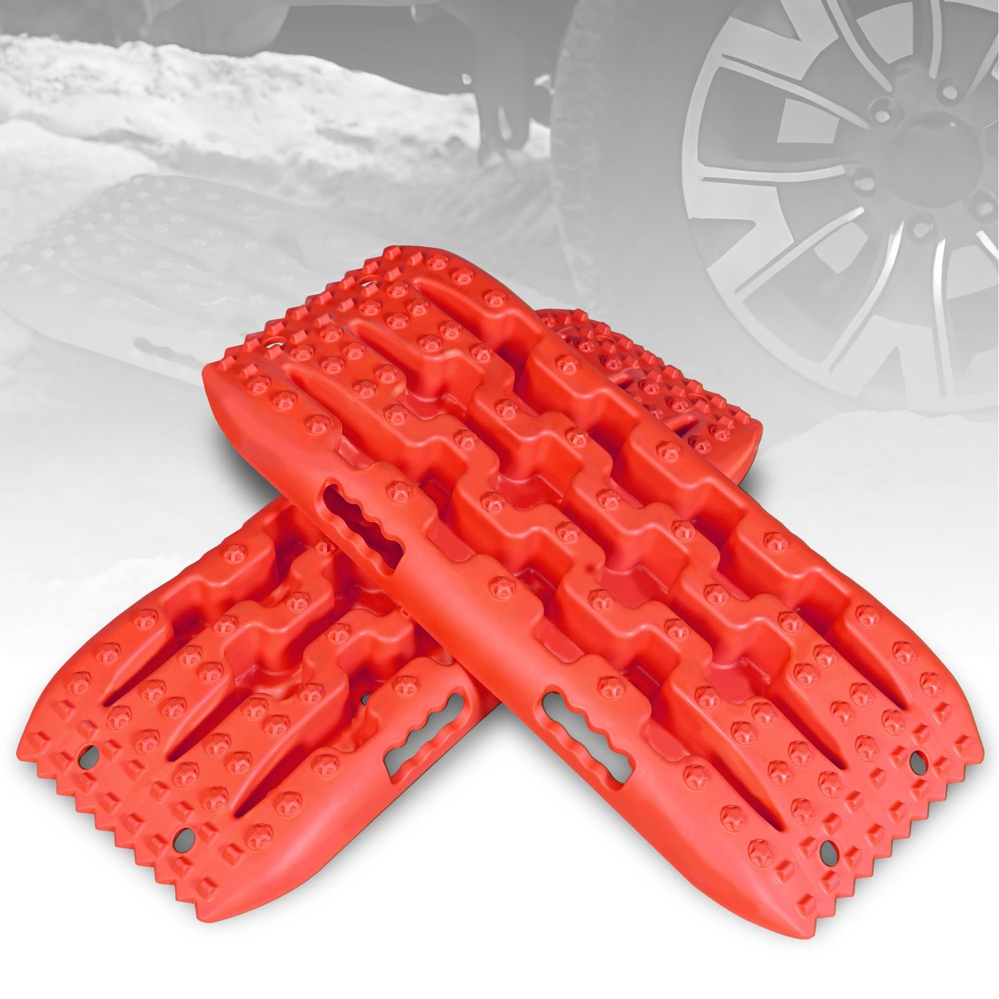 BIG RED 27-Inch Off-Road Traction Boards for Snow, Mud, Sand Rescue