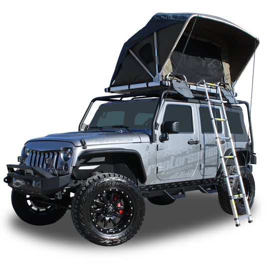 Raptor Series Offgrid Voyager Rooftop Tent for Truck SUV Camping, Black