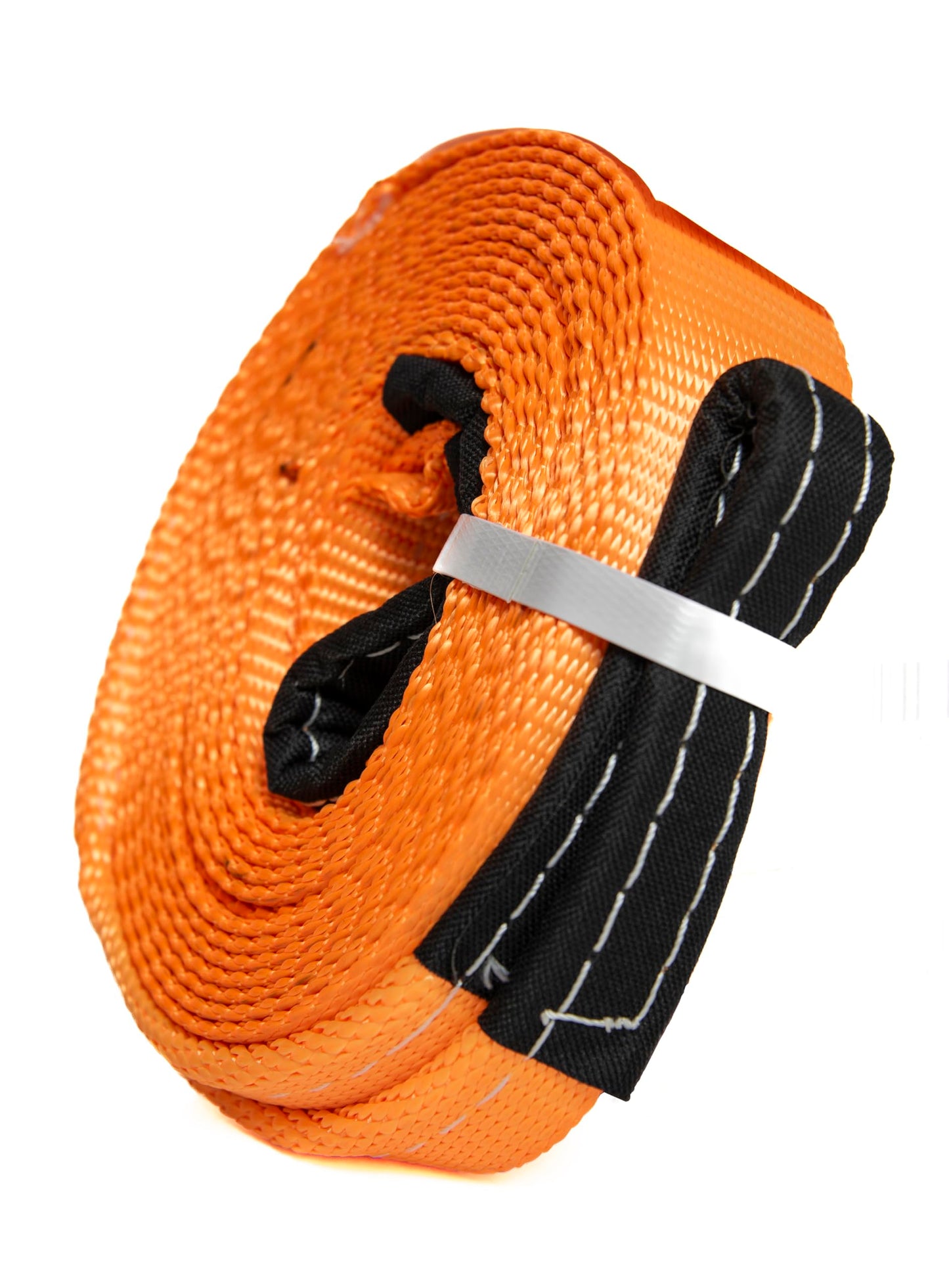 HiGear 2" X 30', 6.5 Ton 2 Inch X 30 Ft. Polyester Tow Strap Rope 2 Loops 14,000lb Towing Recovery 2x30 by Alfa Wheels (Orange, 2in 30ft 2x30) Orange 2x30'