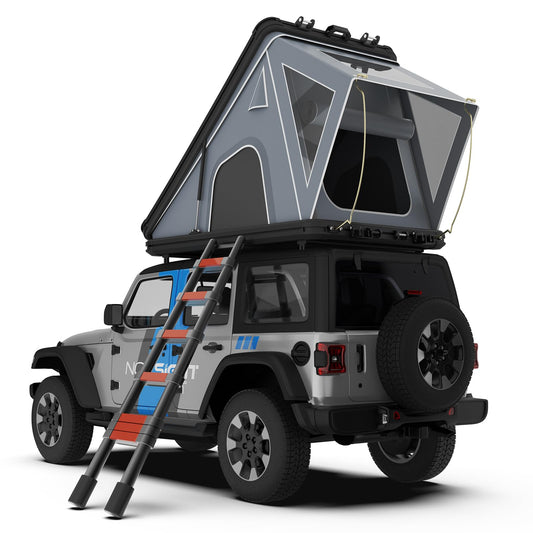 NOVSIGHT Hard Shell Rooftop Tent for Jeep, Truck, Van, SUV - 2-3 People