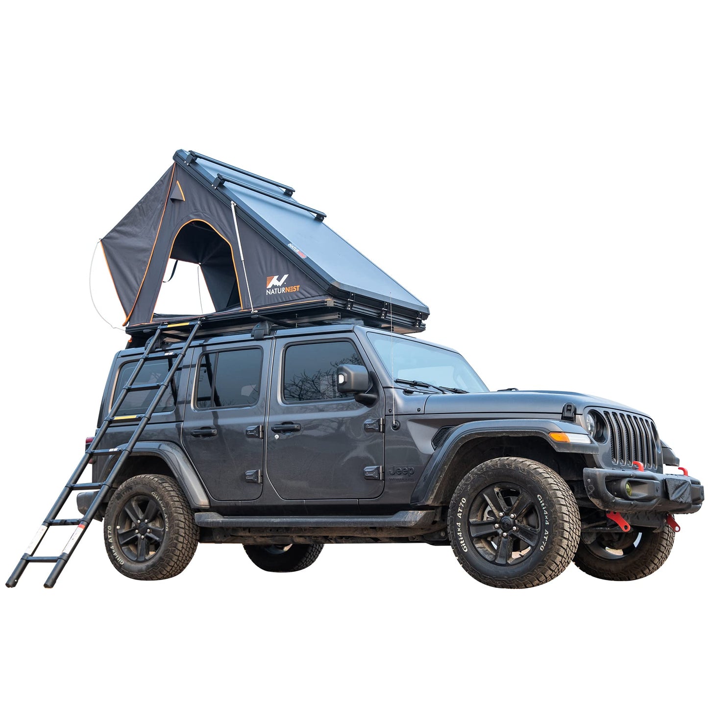 BAMACAR Naturnest Hard Shell Rooftop Tent for Jeep, SUV & Truck Camping