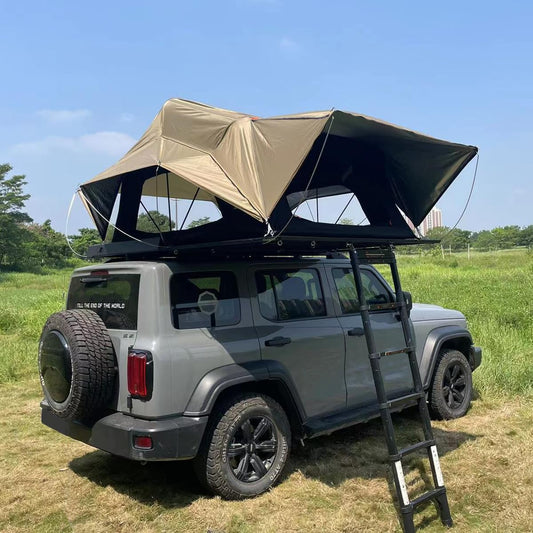 EZUNSTUCK Lightweight Hard Shell Rooftop Tent for Cars - Waterproof, Easy Setup