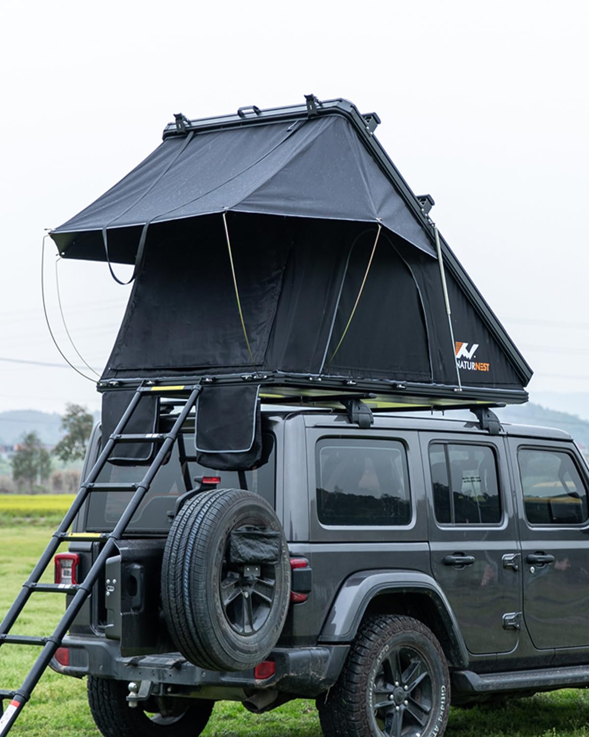 CTOSPOATO Hard Shell Rooftop Tent - Naturnest Polaris Plus, Overland Camping