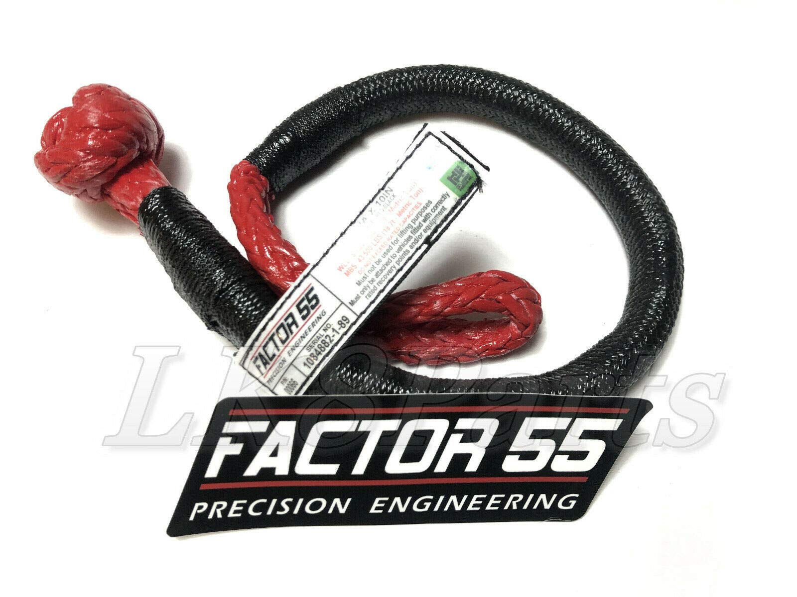 Factor 55 Extreme Duty Soft Shackle Red