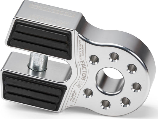 Factor 55 Flatlink Shackle Mount Winch, Designed for use Steel or Synthetic Ropes up to 6,000 lbs - Silver