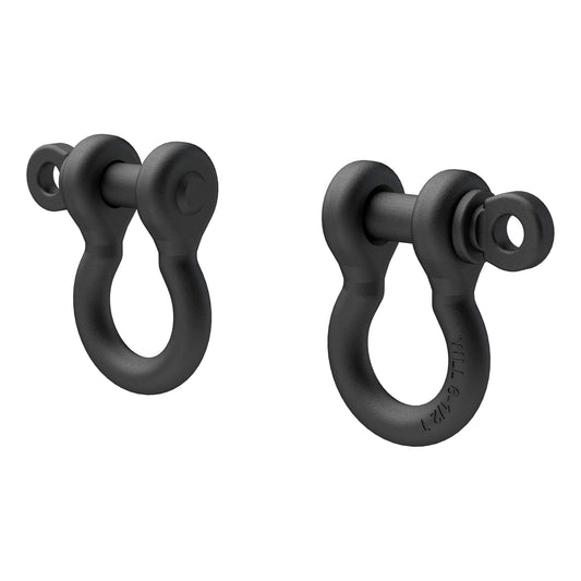 ARIES 2166071 Heavy-Duty Bolt-On Tow Hooks D-Ring Shackles, 12,500 lbs Capacity