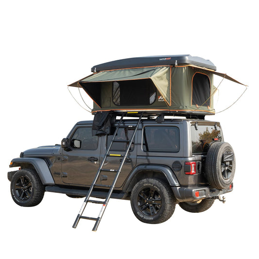 "WIILAYOK Naturnest Hard Shell Rooftop Tent for Jeep SUV Truck Camping"