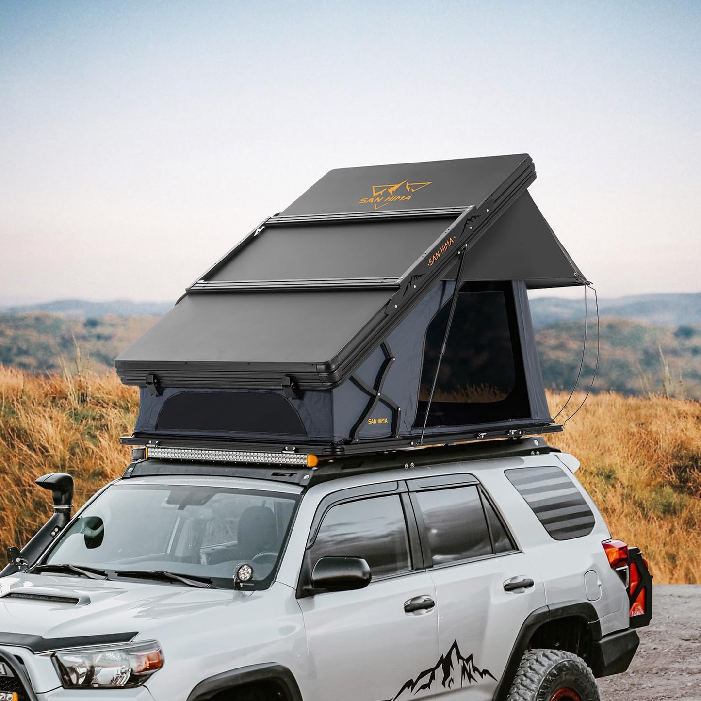 SAN HIMA Hotham X Hard Shell Rooftop Tent for 3 People - Quick Setup