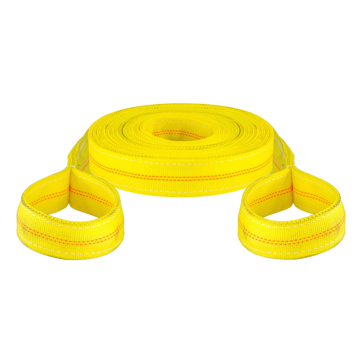 CURT 83066 30-Foot Yellow Nylon Recovery Tow Strap, 18,000 lbs Strength