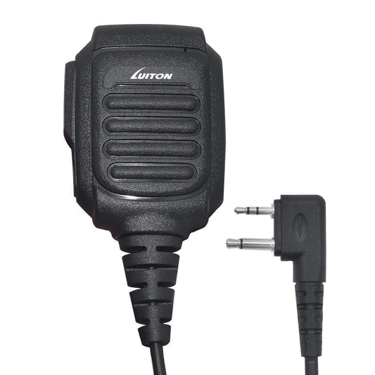 LUITON Heavy Duty Speaker Mic for Midland GXT1000VP4 and All Midland Radios Noise Reduction Shoulder Speaker Microphone with Rotating Clip for Midland GMRS Radios