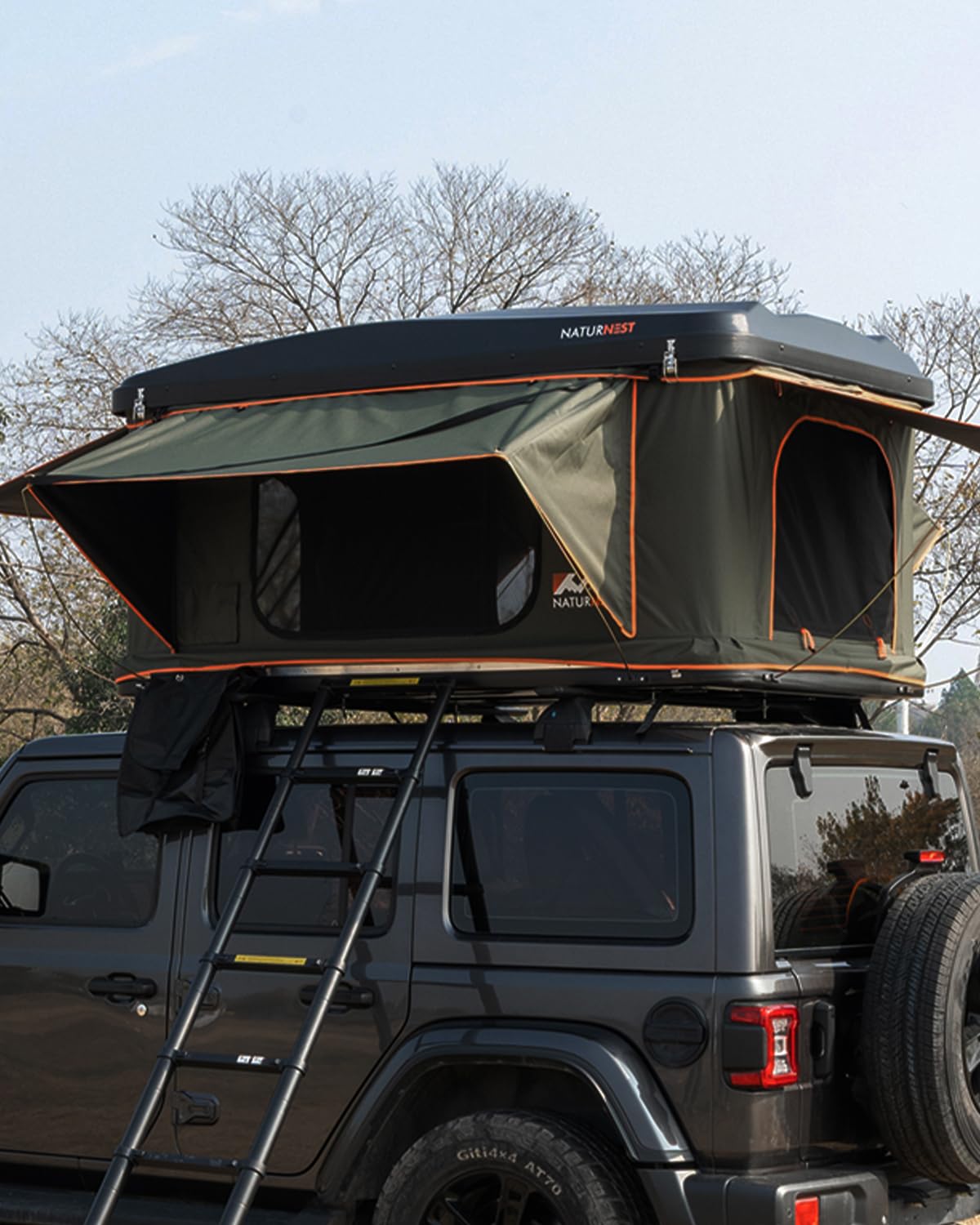 CTOSPOATO Hard Shell Rooftop Tent - Naturnest Orion for SUV & Truck