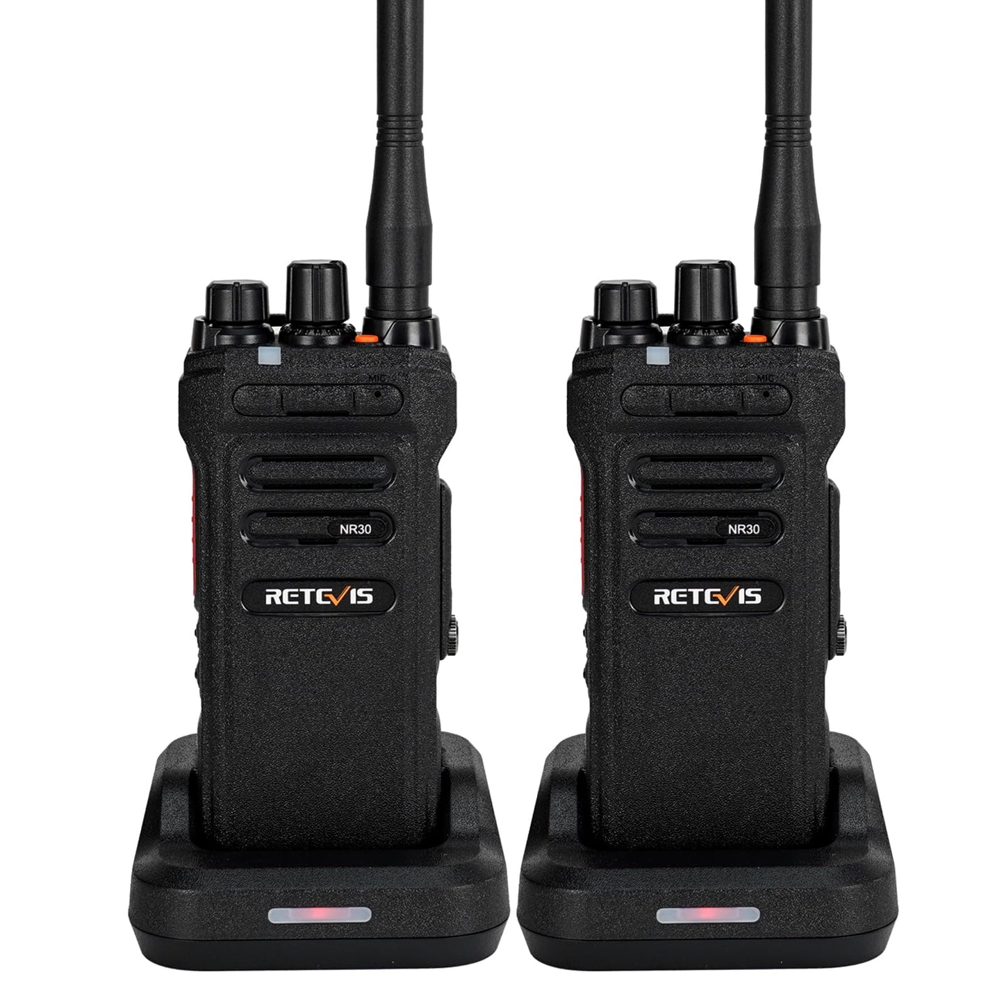 Retevis NR30 Long Range Walkie Talkies, Professional GMRS IP67 Waterproof 2 Way Radios, 2800mAh, Noise Cancelling, for Adult Survival Mountain Emergency Business(2 Pack)