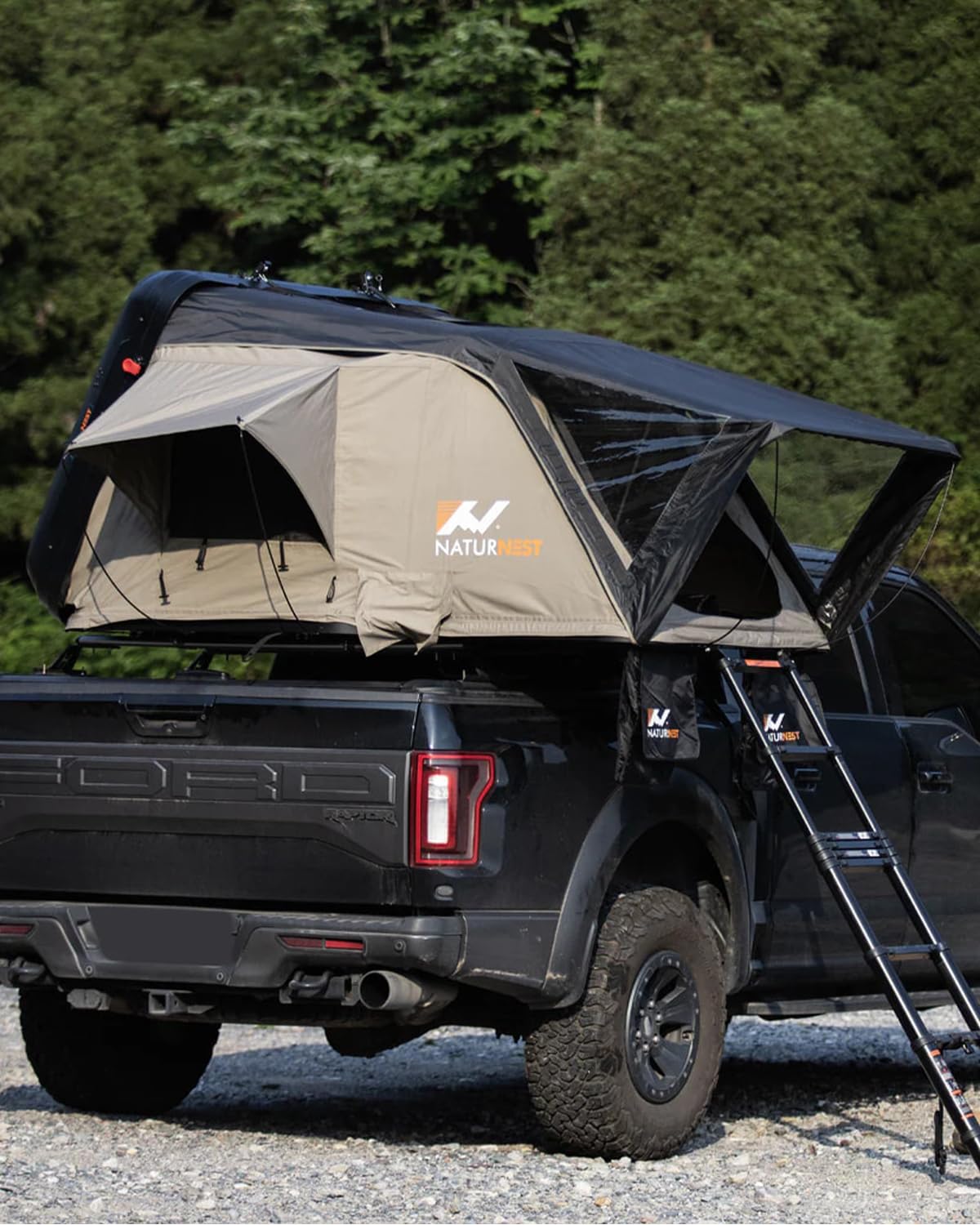 Dvsripa Rooftop Tent - Hard Shell Waterproof RTT for Trucks & SUVs, 2-3 Person