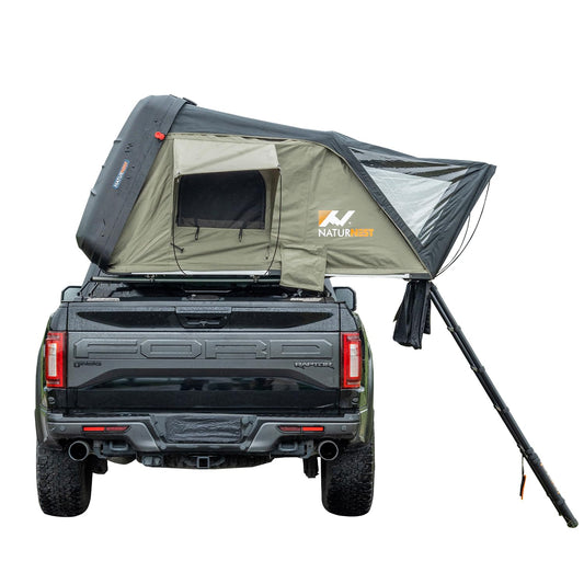 BAMACAR Hard Shell Rooftop Tent for Jeep, SUV, and Truck - Camping RTT