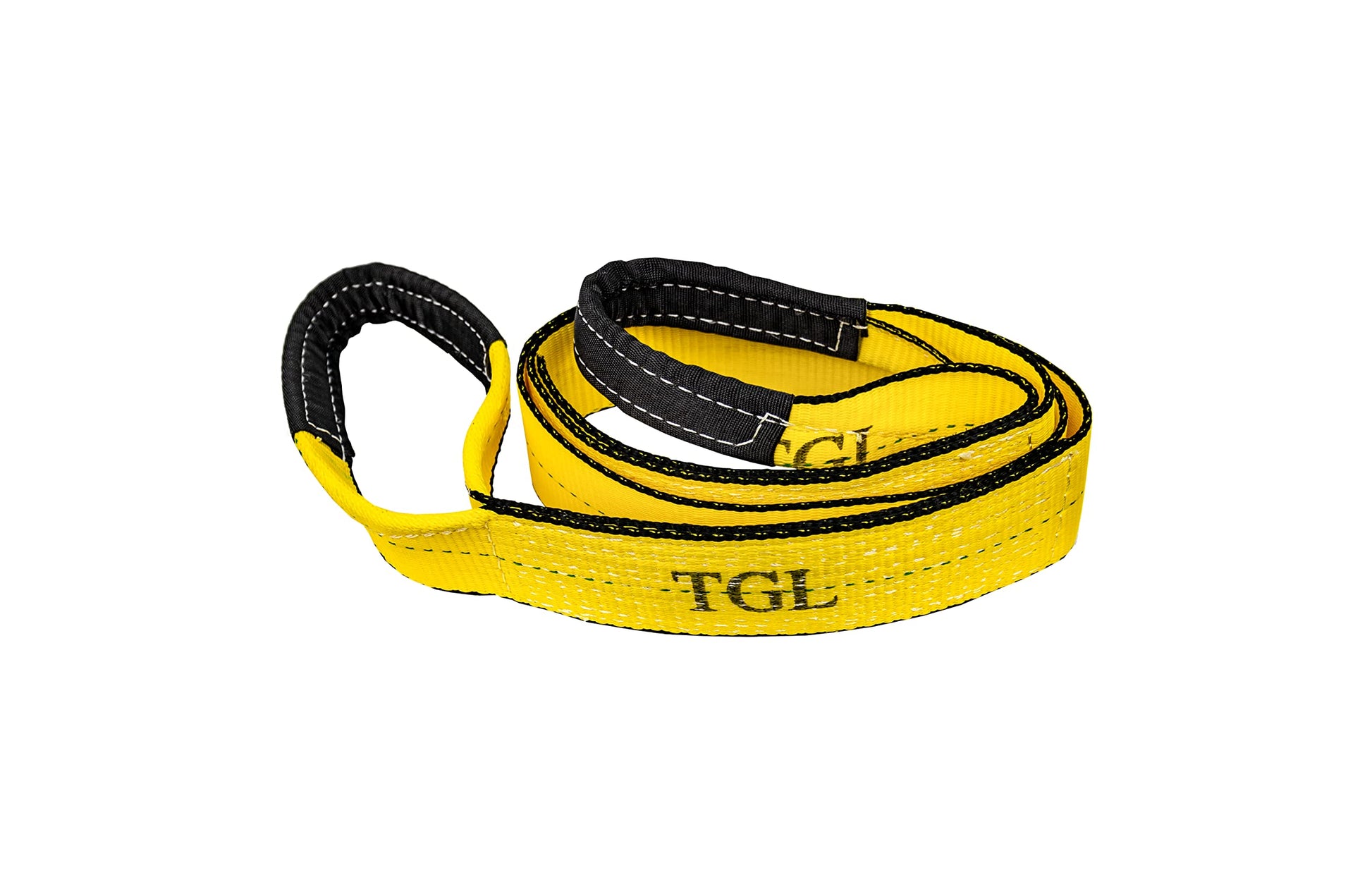 TGL 3 inch, 8 Foot Tree Saver, Winch Strap, Tow Strap 30,000 Pound Capacity Yellow