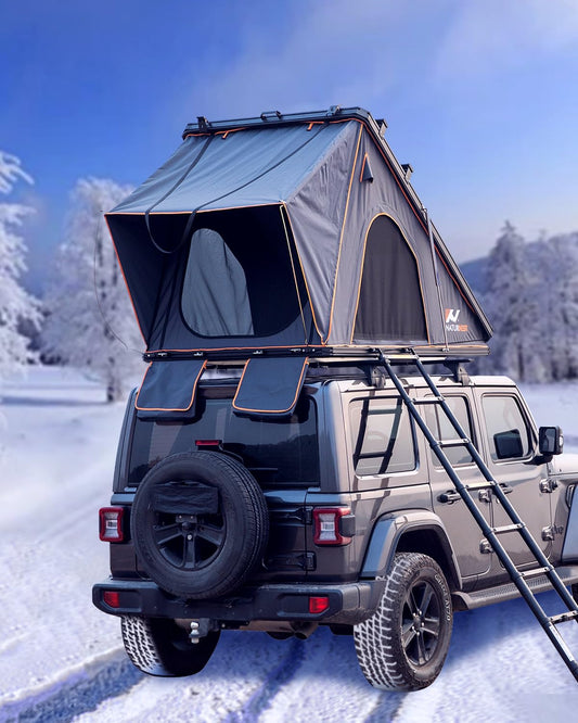 BAMACAR Naturnest Hardshell Rooftop Tent for Jeep SUV Camping Attachment