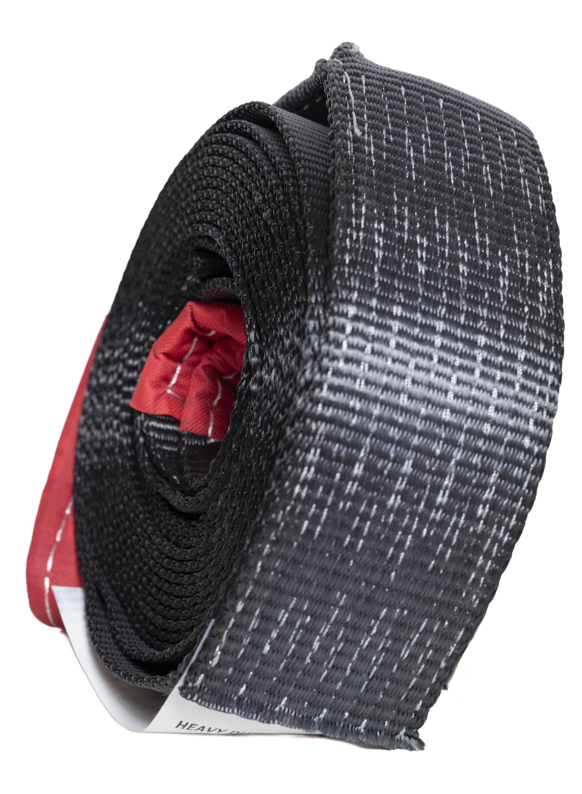 HiGear 9 Ton 3 Inch X 10 Ft. Polyester Tow Strap Rope 2 Loops 20,000lb Towing Recovery by Alfa Wheels (3in 10ft 3x10, Black) Black 3in 10ft 3x10