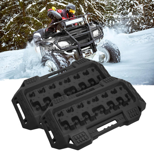 VIDECOR Recovery Traction Boards - Mini Off-Road Sand Mud Snow Rescue Mat (2 PCs)