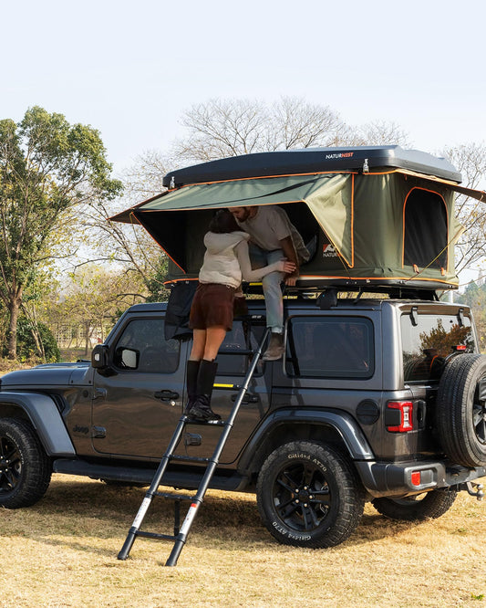 BAMACAR Naturnest Hardshell Rooftop Tent for SUVs, Vans, Trucks, Camping