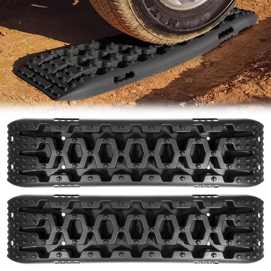 TMNIFLEG Recovery Traction Boards - Heavy Duty 4x4 Offroad Tracks 2PCS