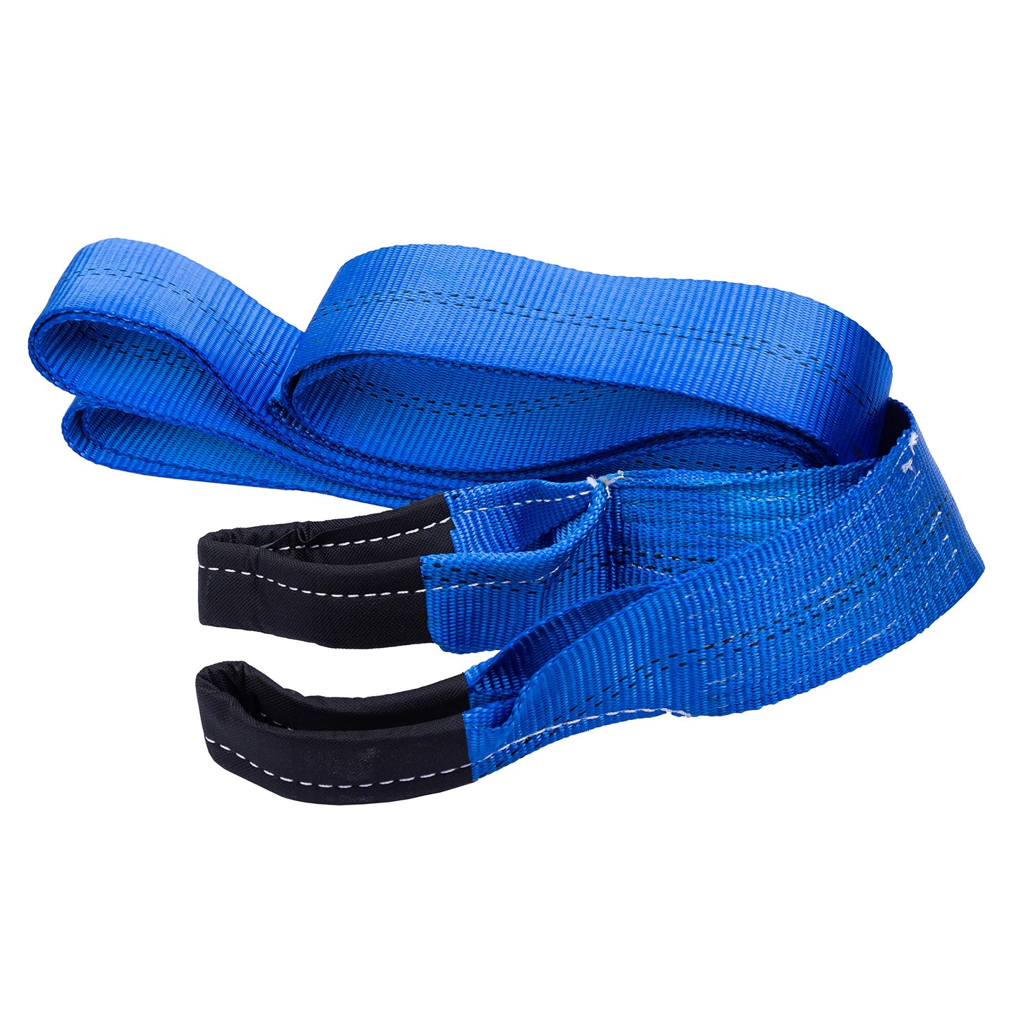 HFS(R) Blue Tree Saver, Winch Strap, Tow Strap 30,000 Pound Capacity(3X8FT) 3X8FT Blue