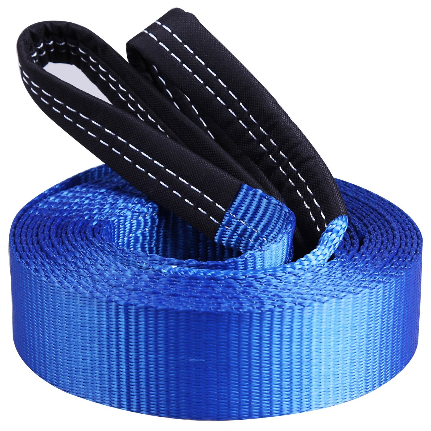 CARTMAN Heavy Duty 20' Tow Strap - 10,000lbs Off Road Recovery Rope