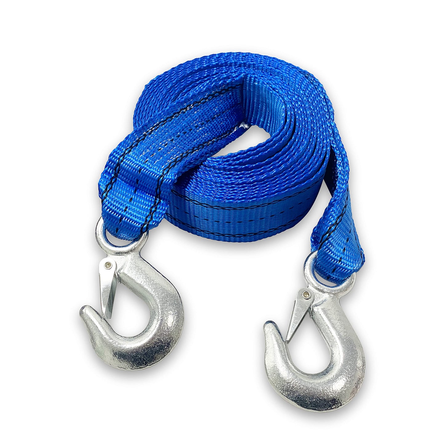 HFS Heavy-Duty Tow Strap 10,000 lb Capacity | 2"x20' Blue | Versatile Use